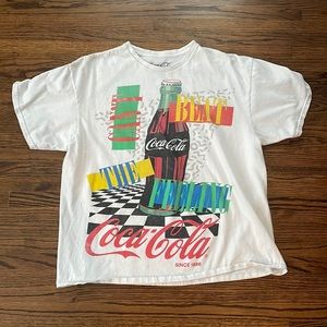 White Coca-Cola “Cant Beat The Feeling” Tee